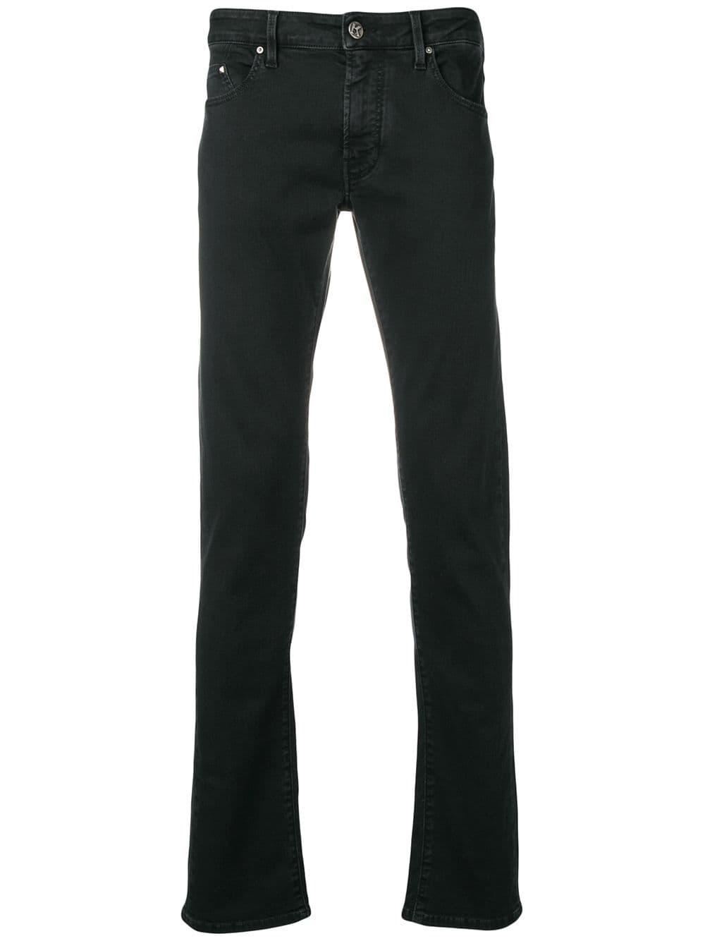 Karl Lagerfeld Denim Slim Fit Jeans in Black for Men - Lyst