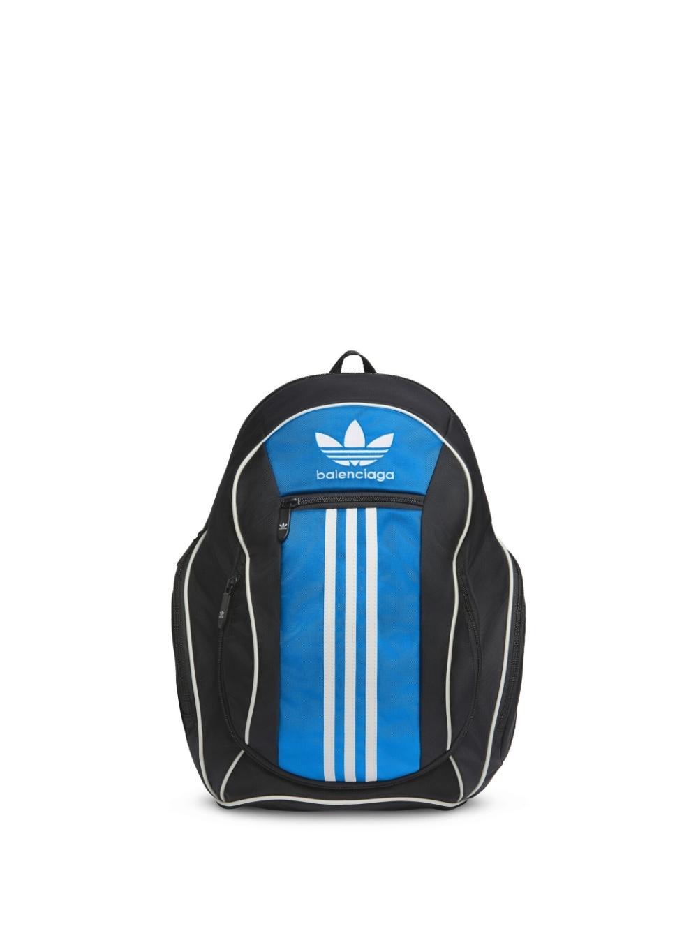 Balenciaga X Adidas Small Logo-print Backpack in Blue for Men | Lyst