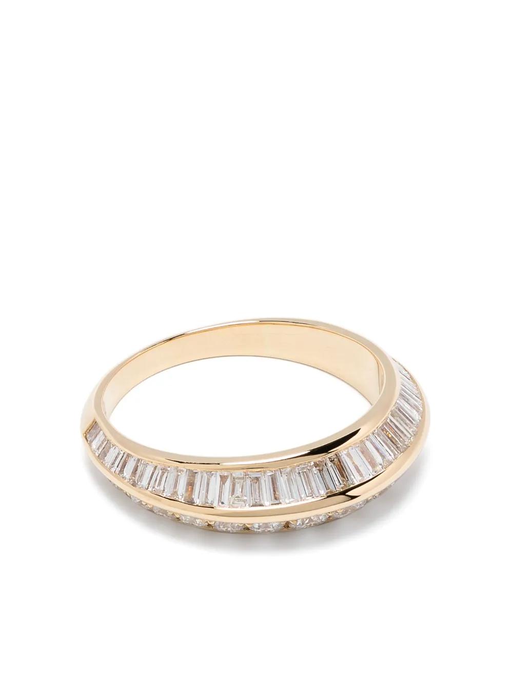 アクセサリー LIZZIE MANDLER THIN CRESCENT RING LIZZIE MANDLER/リジーマンドラー】 THIN CRESCENT RING（リング