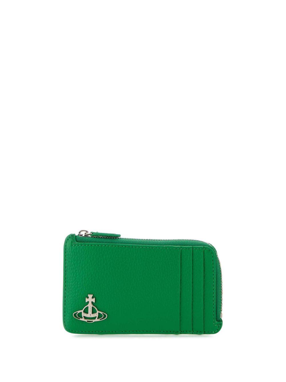 Vivienne Westwood レディース グリーン カードケース 財布 & カード 