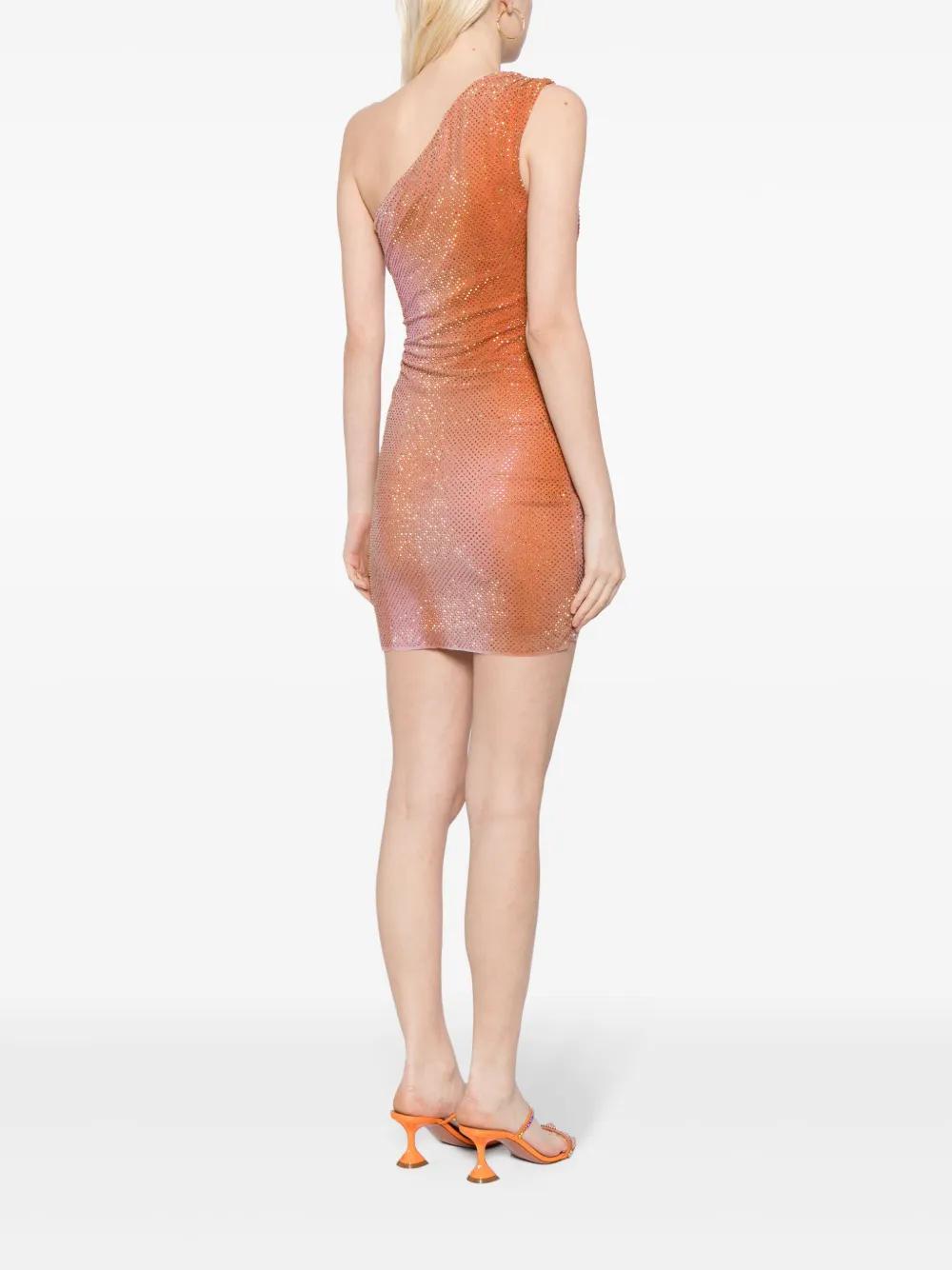 strapless open back dress Hot Orange Cotton Poplin V-Neck Gathered Midi Wrap Dress 30