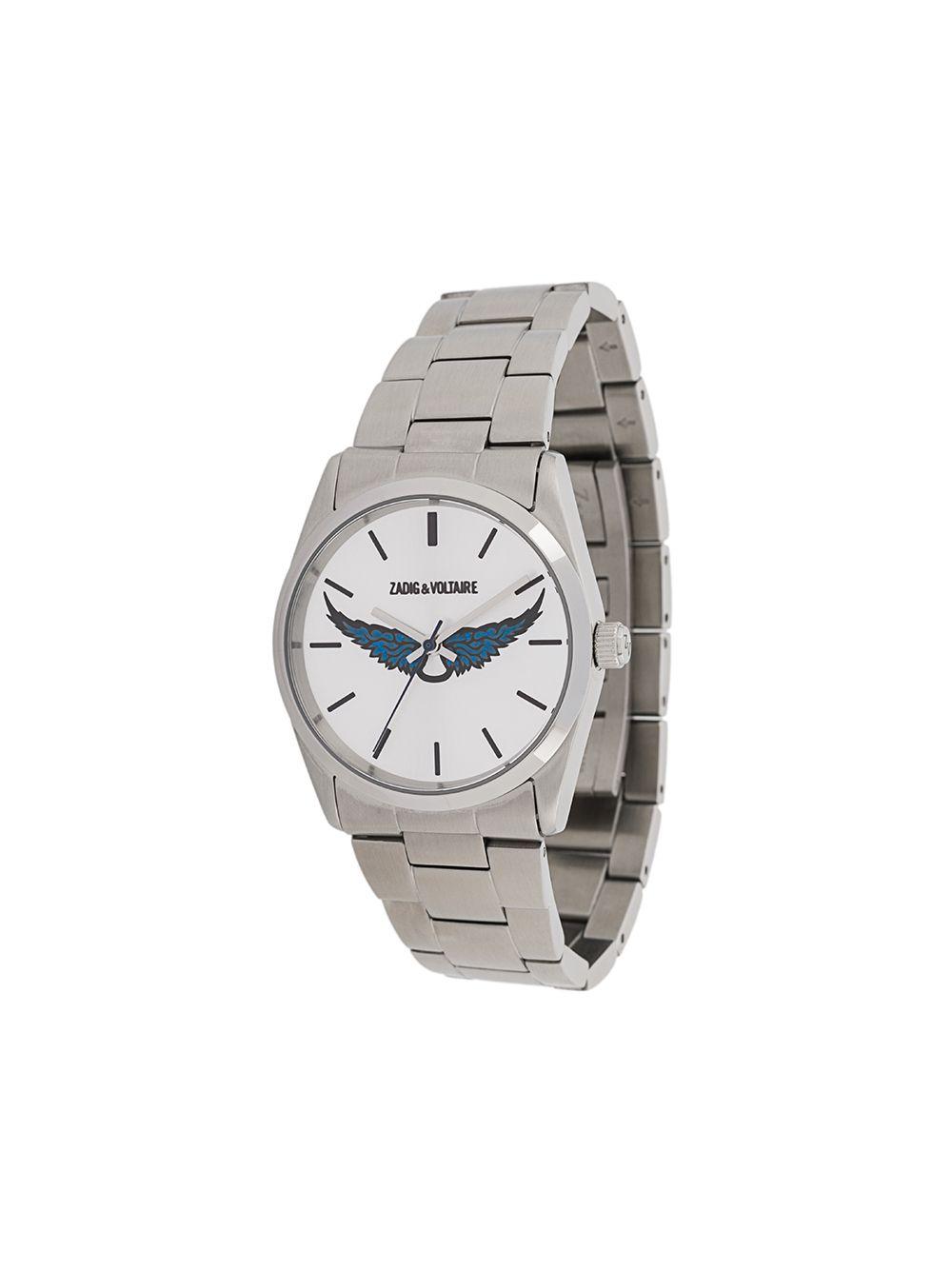 Zadig \u0026 Voltaire Timeless Wings Watch in Silver (Metallic) | Lyst Australia