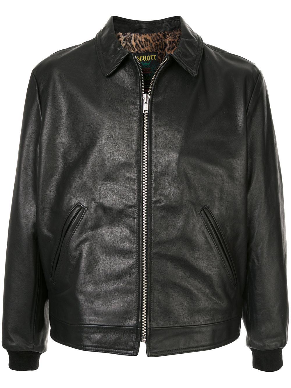 supreme schott leather work jacket