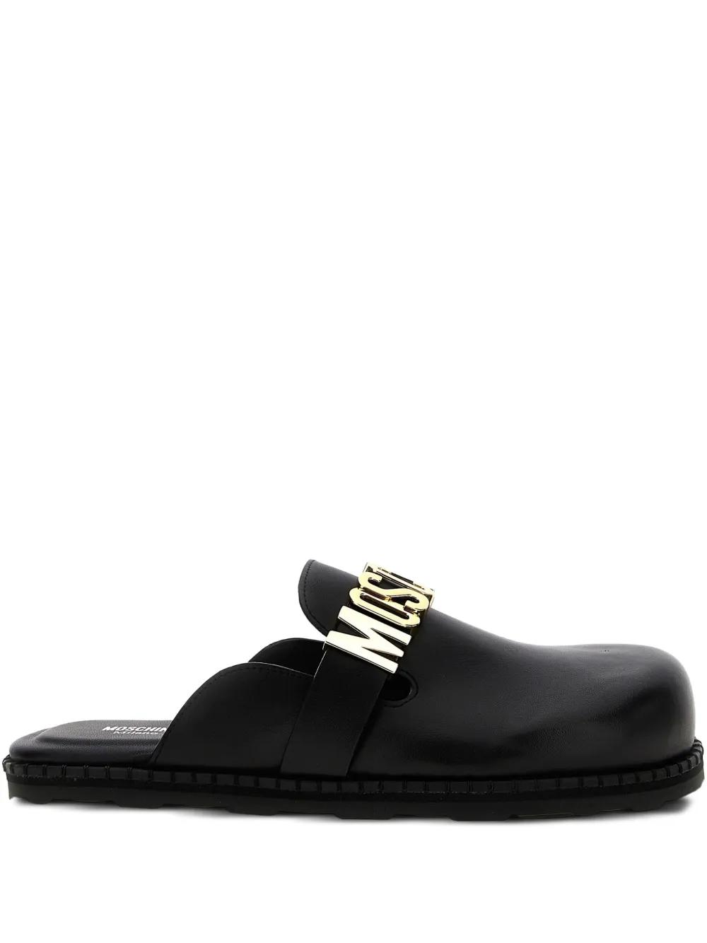 【関税＆送料込み】Moschino Leather Mules Moschino Sequin & Crystal-Embellished Mules | Saks Fifth Avenue