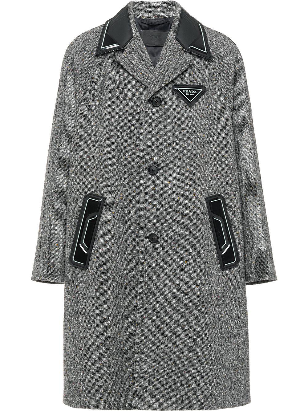 prada grey coat