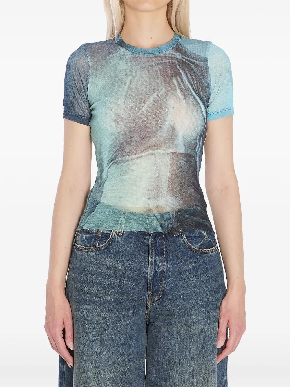 Tシャツ・カットソー Jean Paul Gaultier 'Water' Top Jean Paul Gaultier T-shirts for Women | Online Sale up to 53