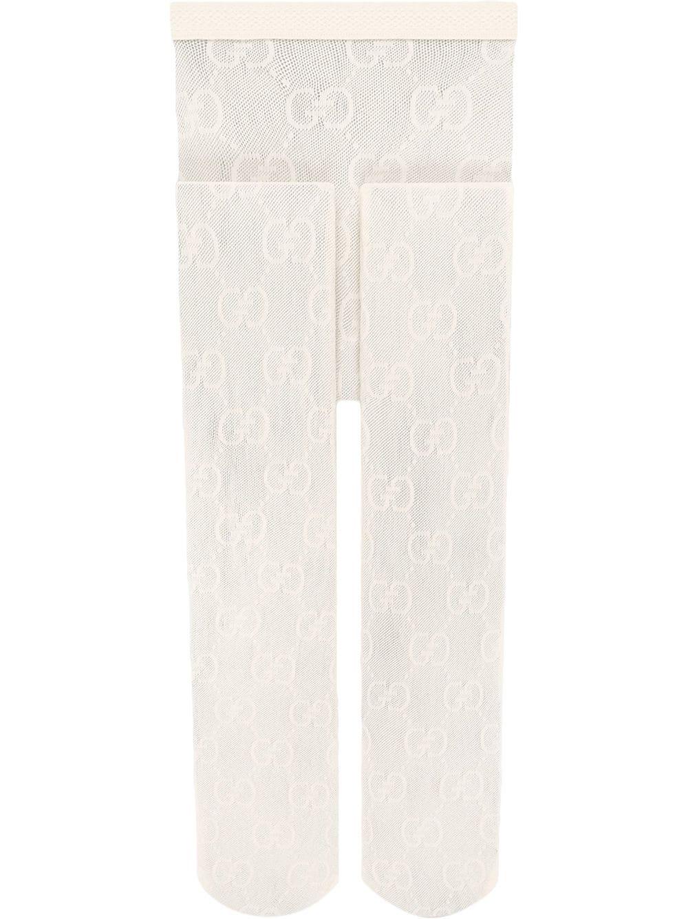 Gucci GG Patterned Tights in White Lyst Australia