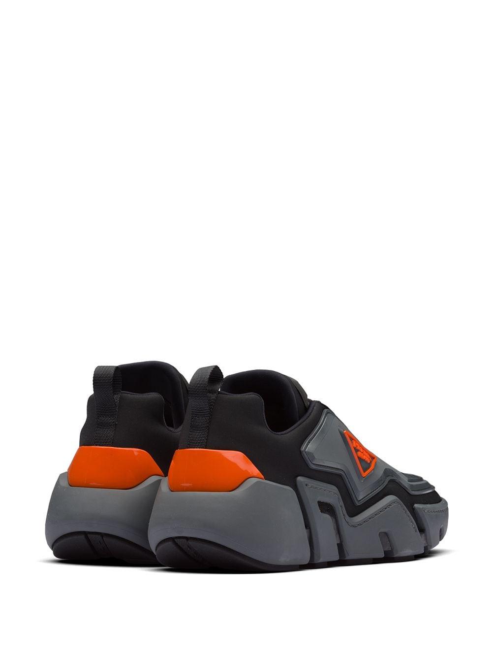 prada techno stretch fabric sneakers