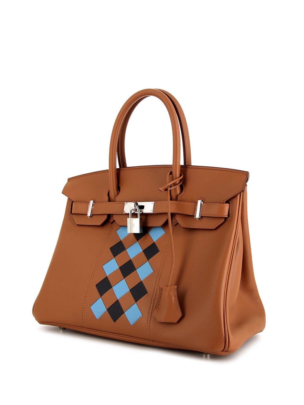 Hermès Leather 2019 Pre-owned Birkin Tote Bag in Brown - Lyst