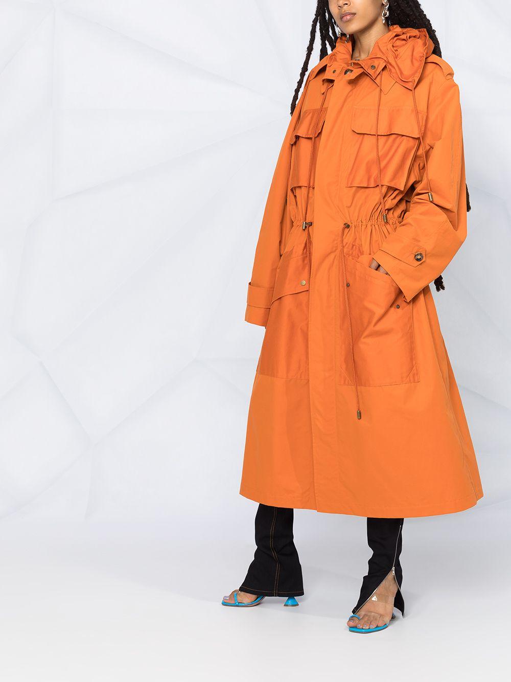 Fenty Trench-inspired Parka Coat in Orange | Lyst Canada