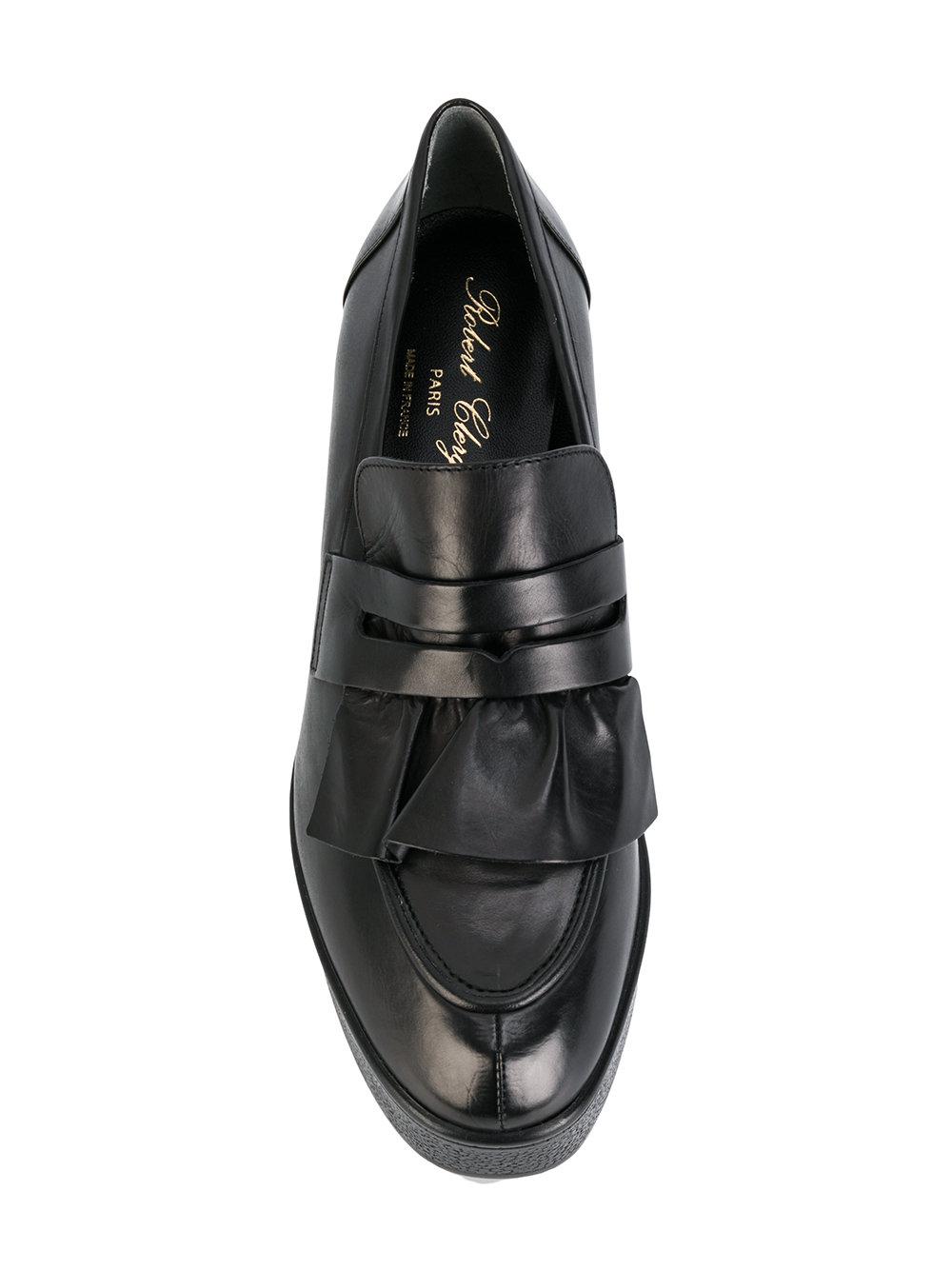 Robert Clergerie Leather Xock Platform Loafers in Black - Lyst