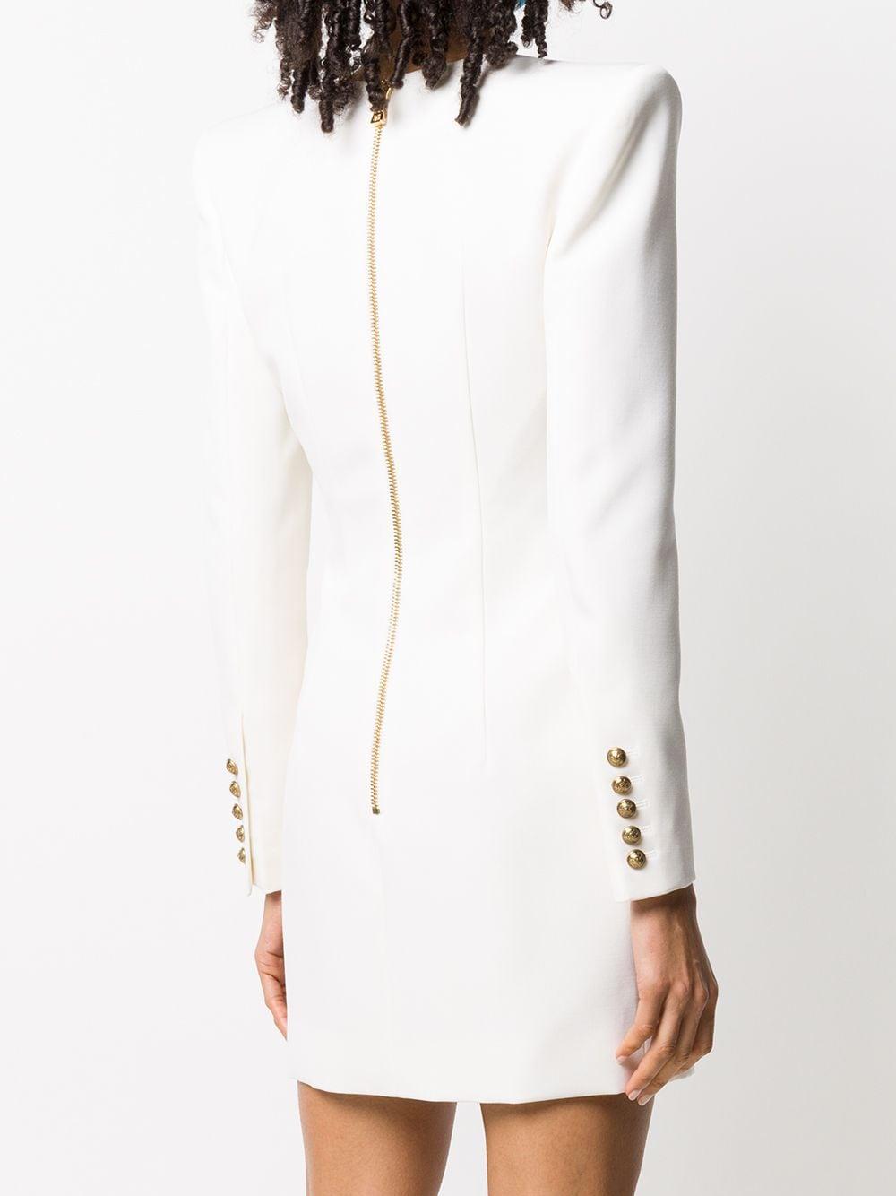 balmain blazer kleid