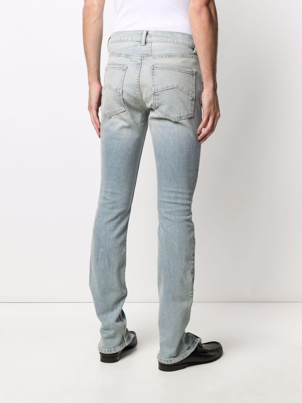 Rhude Denim Zip Cuff Slim-fit Jeans in 