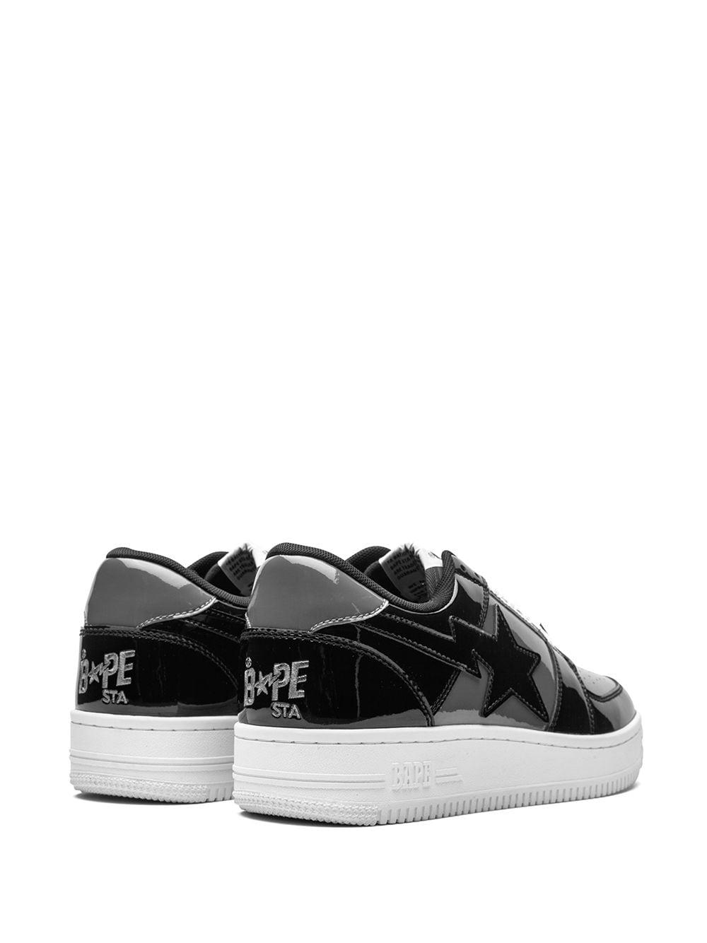 A Bathing Ape Bapesta Low M2 Sneakers in Black for Men | Lyst