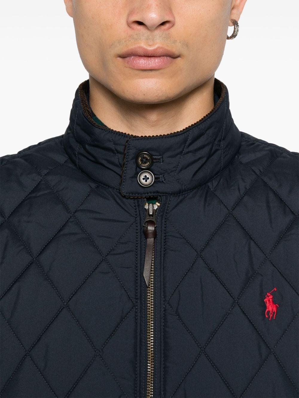 Polo Ralph Lauren Diamond Quilted Jacket in Blue for Men Lyst UK