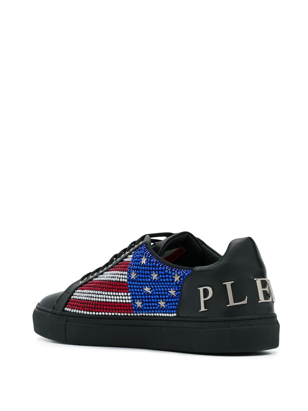 Philipp Plein U.s. Flag Sneakers in Black for Men | Lyst