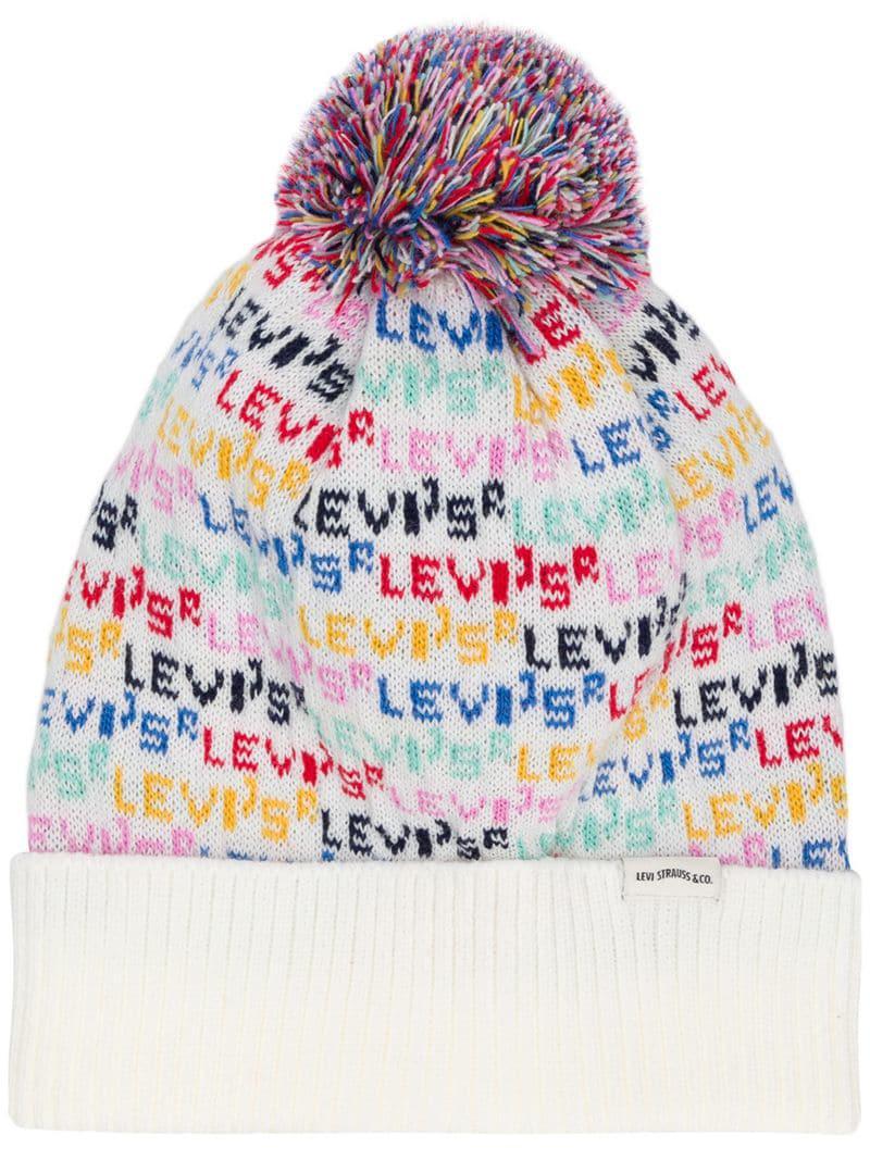 Levi's Knitted Bobble Hat for Men - Lyst