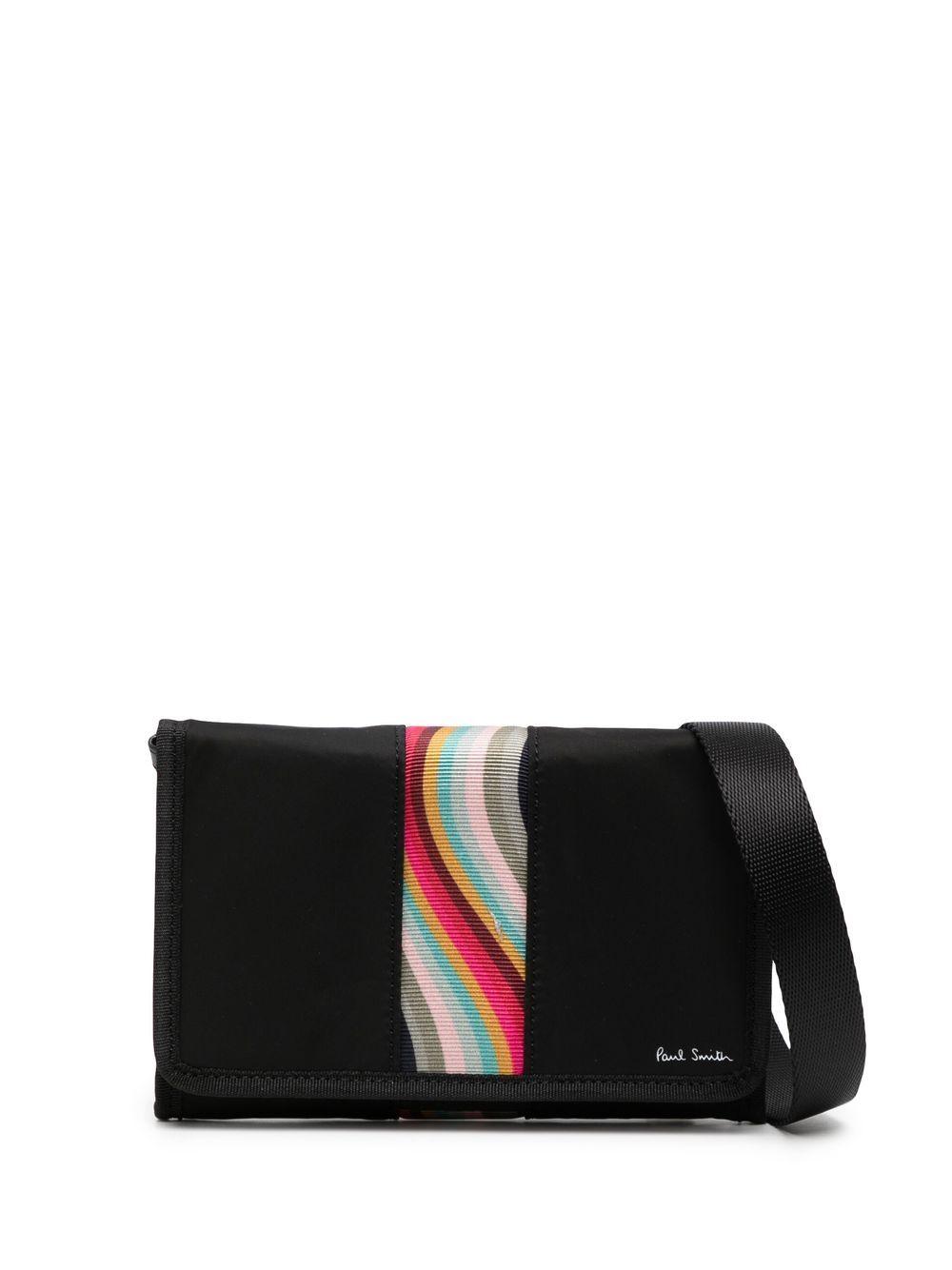 Paul Smith Artist-stripe Small Shoulder Wallet in Black | Lyst
