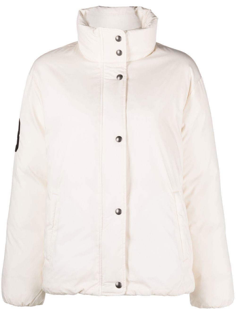 Polo Ralph Lauren Polo Pony Padded Jacket in Natural | Lyst