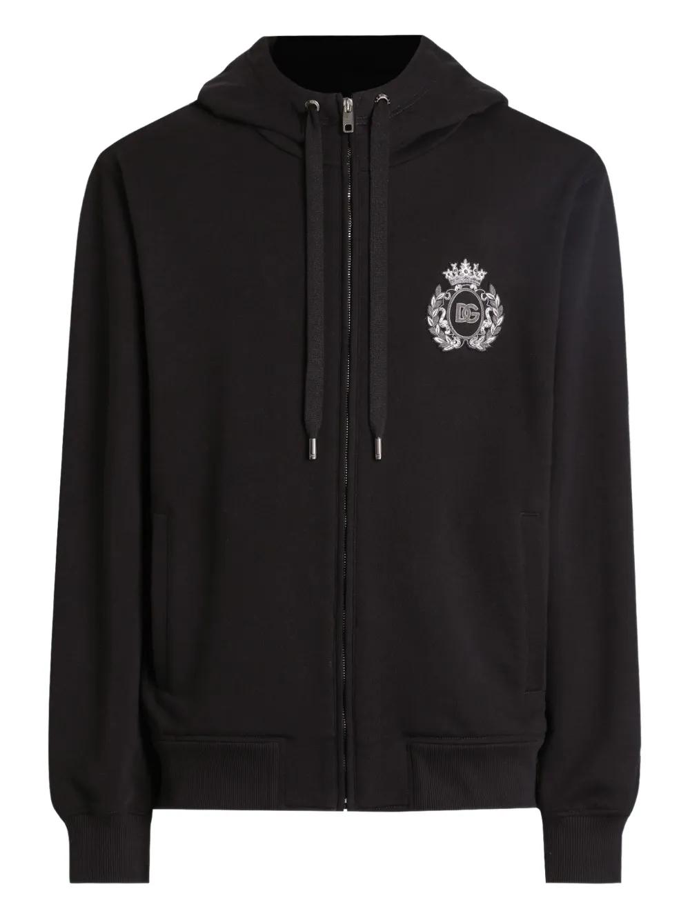 パーカー・フーディ DOLCE  GABBANA Men Sweater G9BKTT II7FQHN9RA Black Men's sweatshirts: hooded or non-hooded | Dolce&Gabbana®