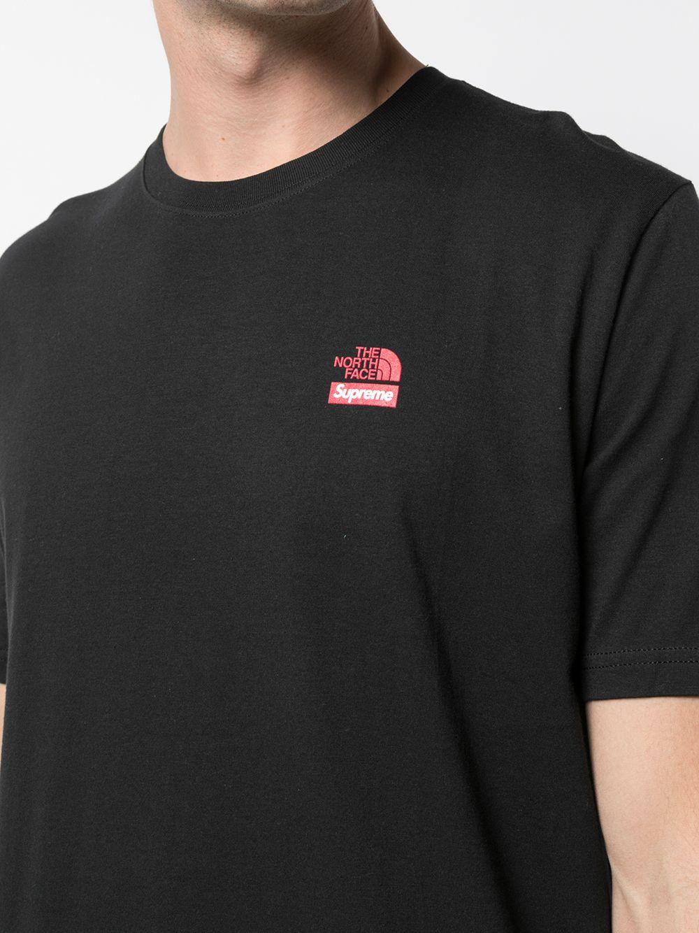 Supreme Cotton X The North Face T-shirt in Black for Men | Lyst