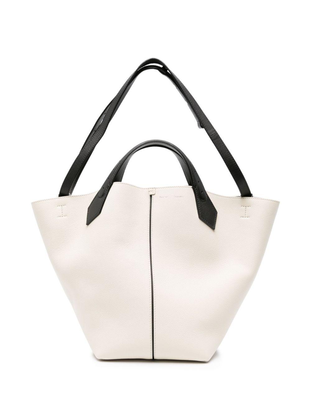 Proenza Schouler レディース ホワイト Chelsea レザー ハンドバッグ L 