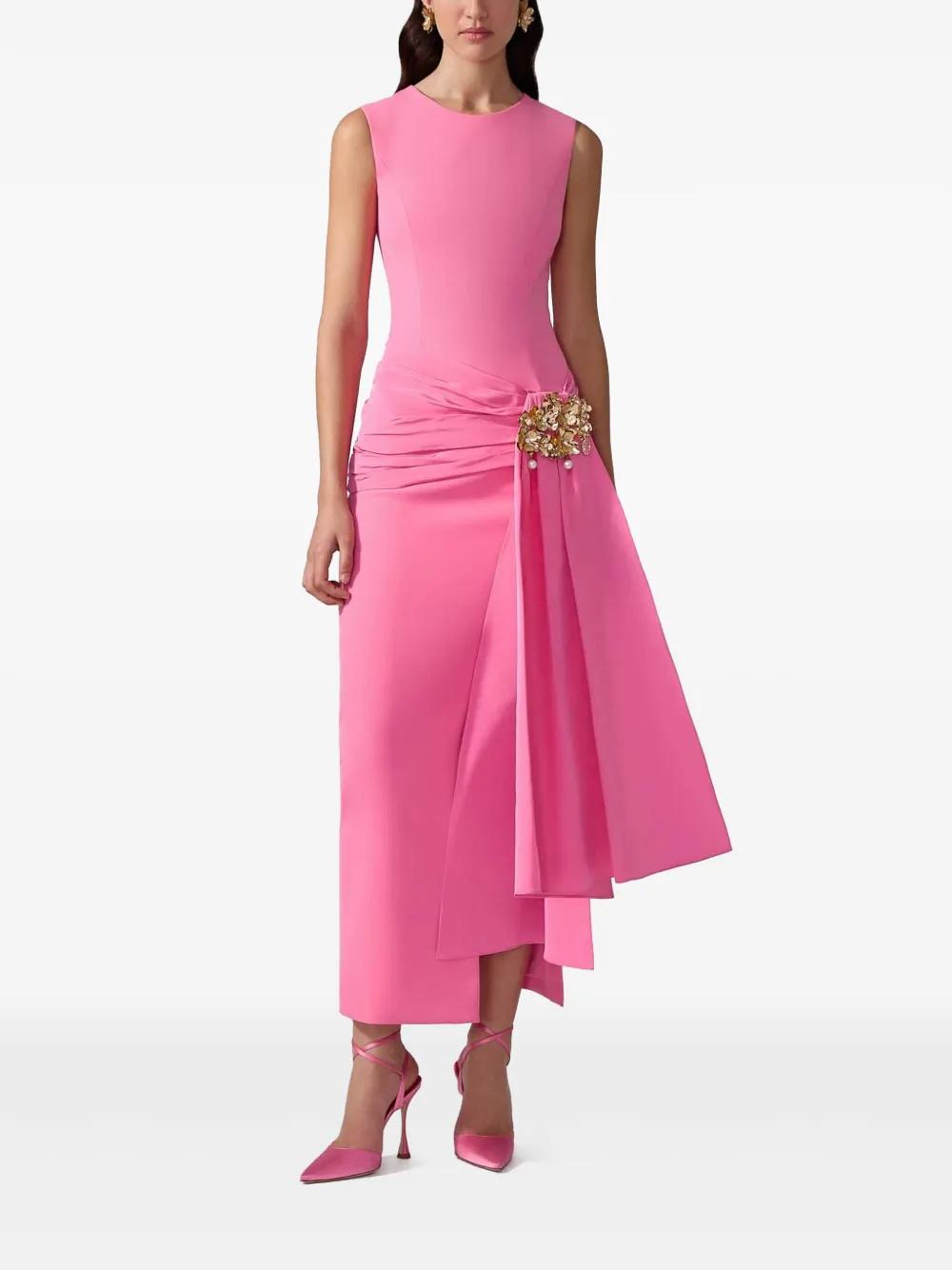 carolina herrera asymmetric layered dress Carolina Herrera Asymmetric Layered Dress In Pink - 63% Off