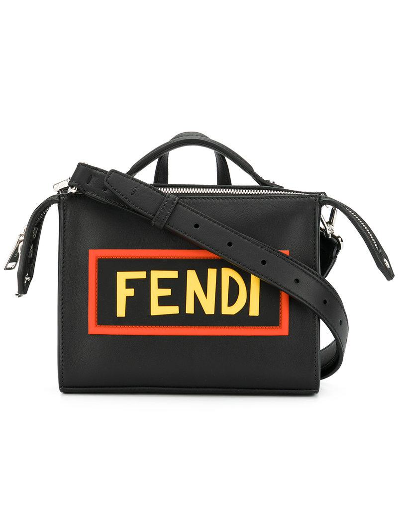 Fendi Leather Mini Lui Bag in Black | Lyst