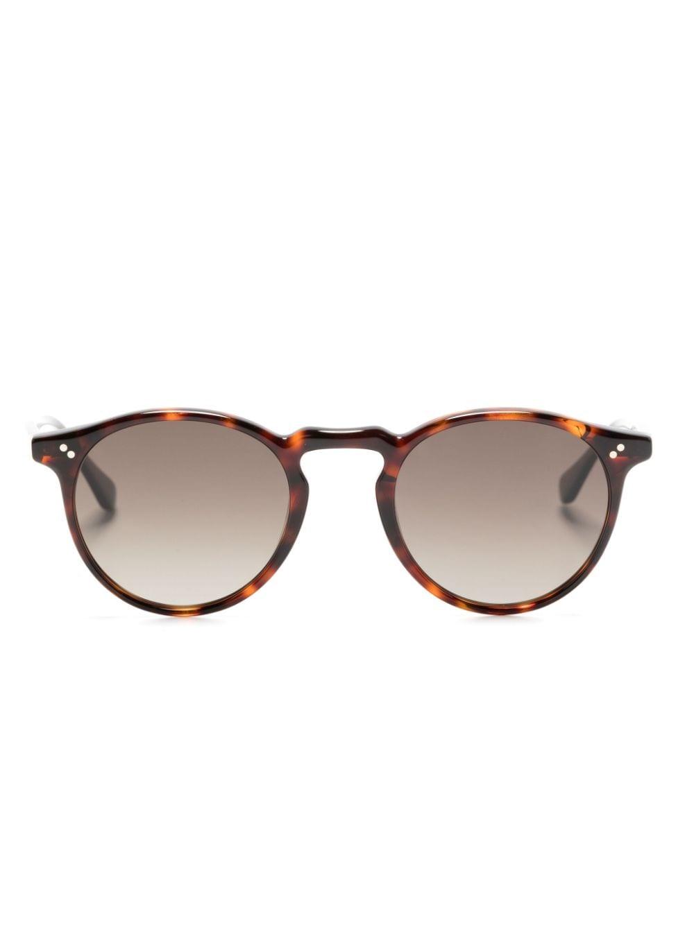 Gigi Studios Roy Round-frame Sunglasses in Brown | Lyst UK