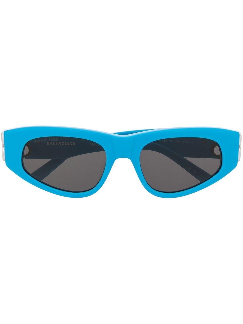 Balenciaga Dynasty D-frame Sunglasses in Blue | Lyst