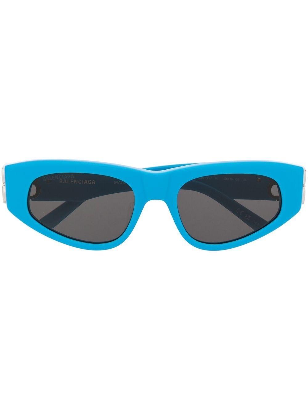 Balenciaga Dynasty Dframe Sunglasses in Blue Lyst