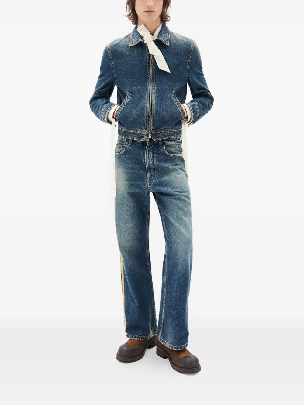 パンツ Ann demeulemeester coating wide denim Ann Demeulemeester Claire high-rise wide-leg jeans Ann Demeulemeester