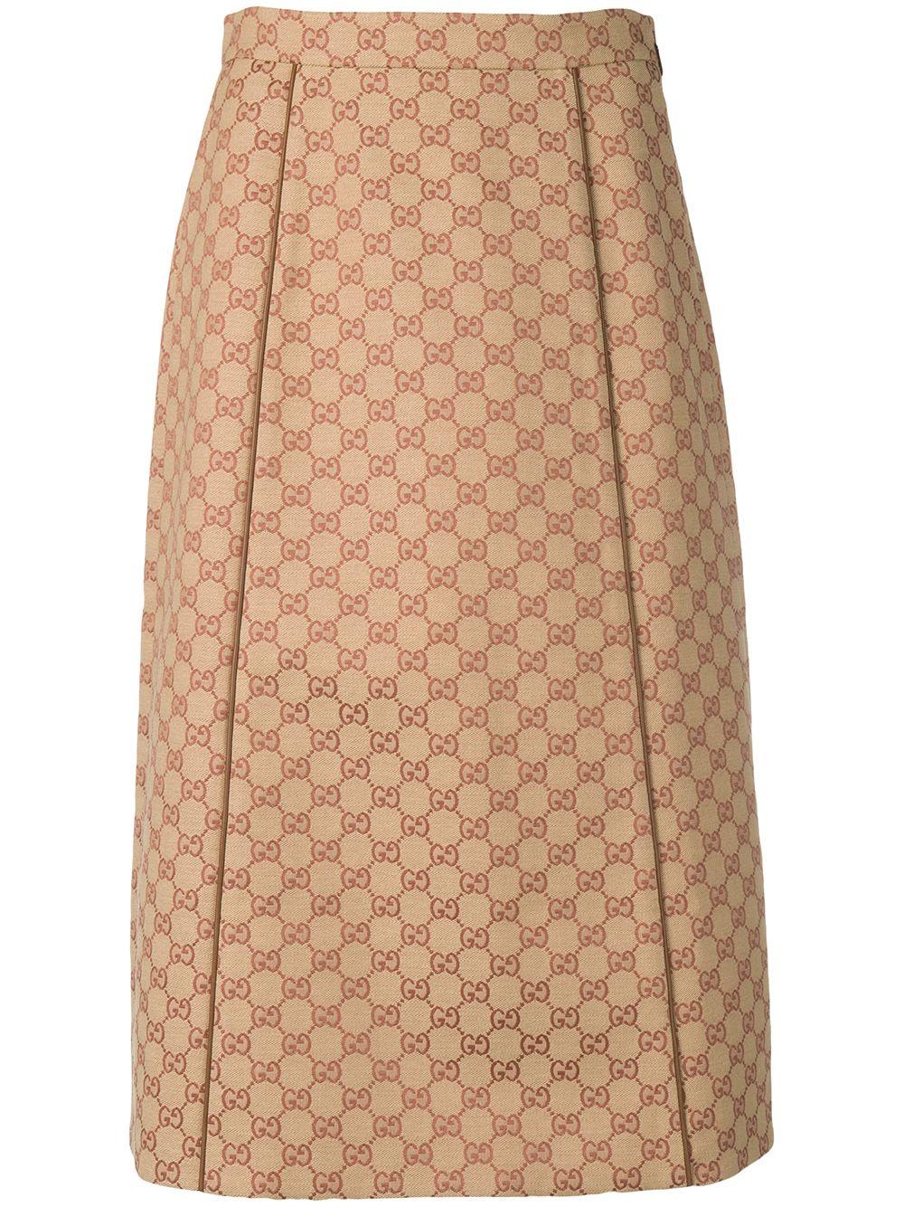 Gucci GG Canvas Skirt - Lyst