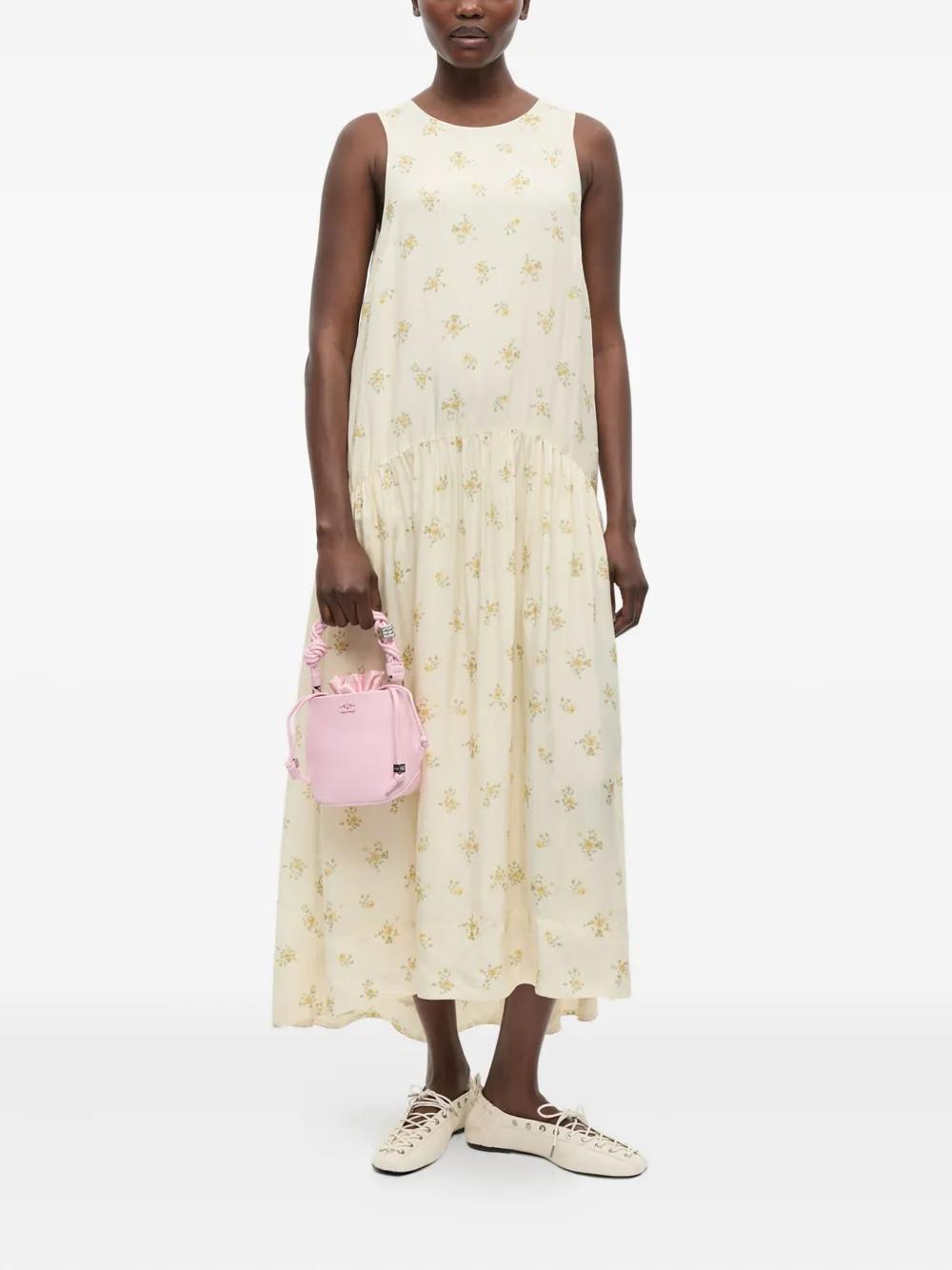 Ganni Mini Bou Bucket Bag in Pink | Lyst