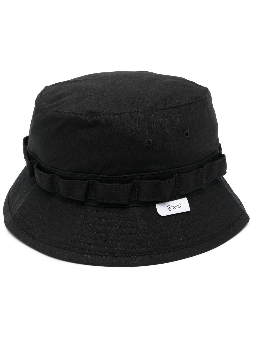 WTAPS Logo-embroidered Bucket Hat in Black | Lyst Canada