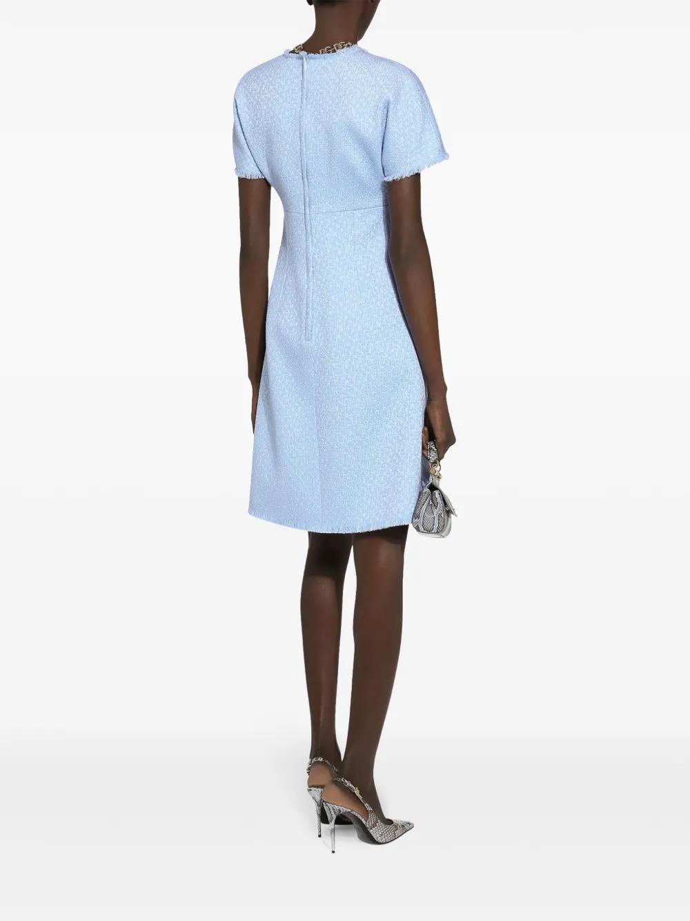 【送料&関税込】Dolce & Gabbana Rachel Tweed Dress With Dolce&Gabbana Rachel tweed dress featuring dg logo | The
