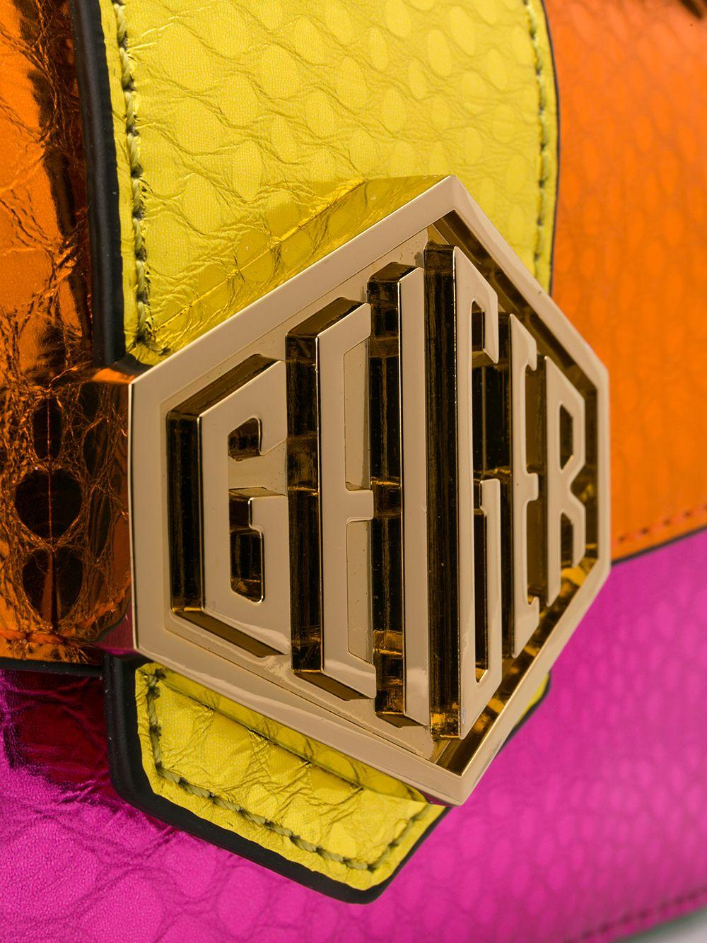 Kurt Geiger Metallic Colour-block Bag in Pink | Lyst