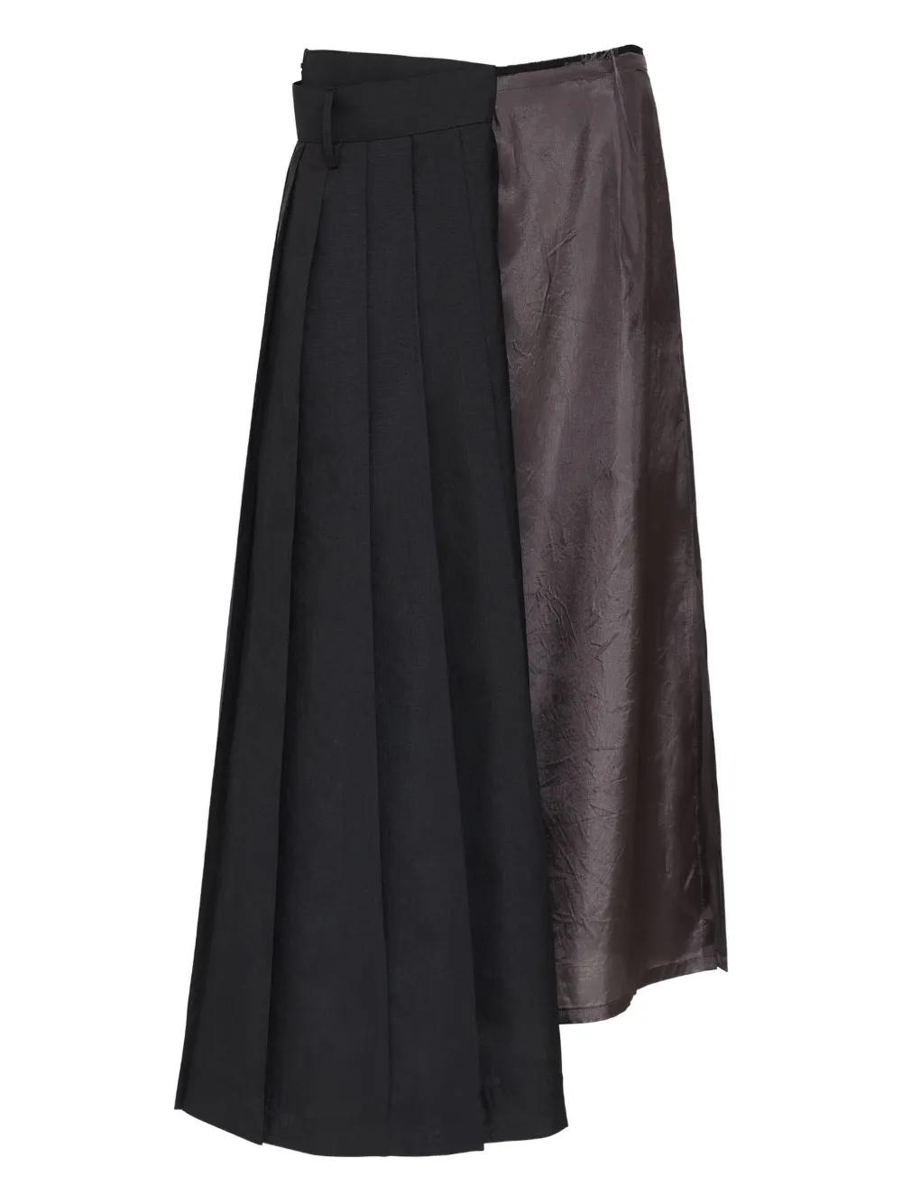 スカート MAISON MARGIELA Women Skirts SI0MA0003 Maison Margiela: Black & Brown 'Anonymity of the lining