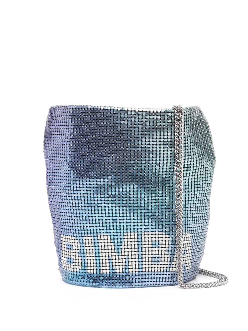 Bimba y Lola logo-lettering tote bag, Blue