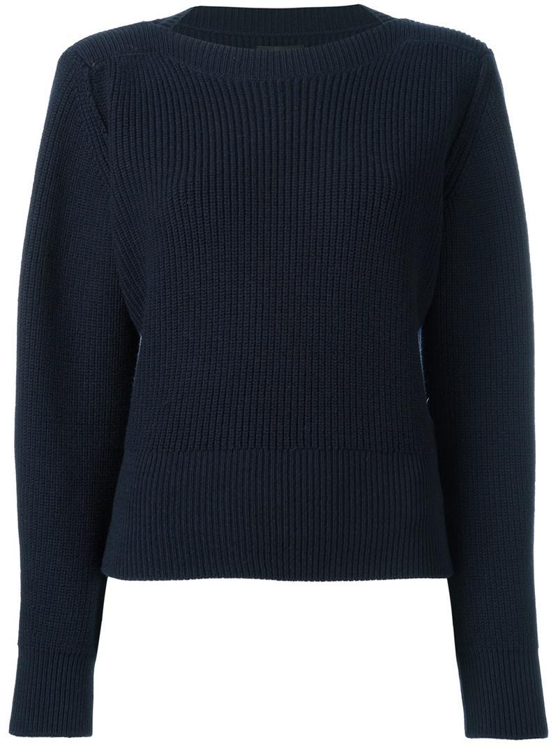 Isabel Marant Wool Fidji Jumper in Blue - Lyst