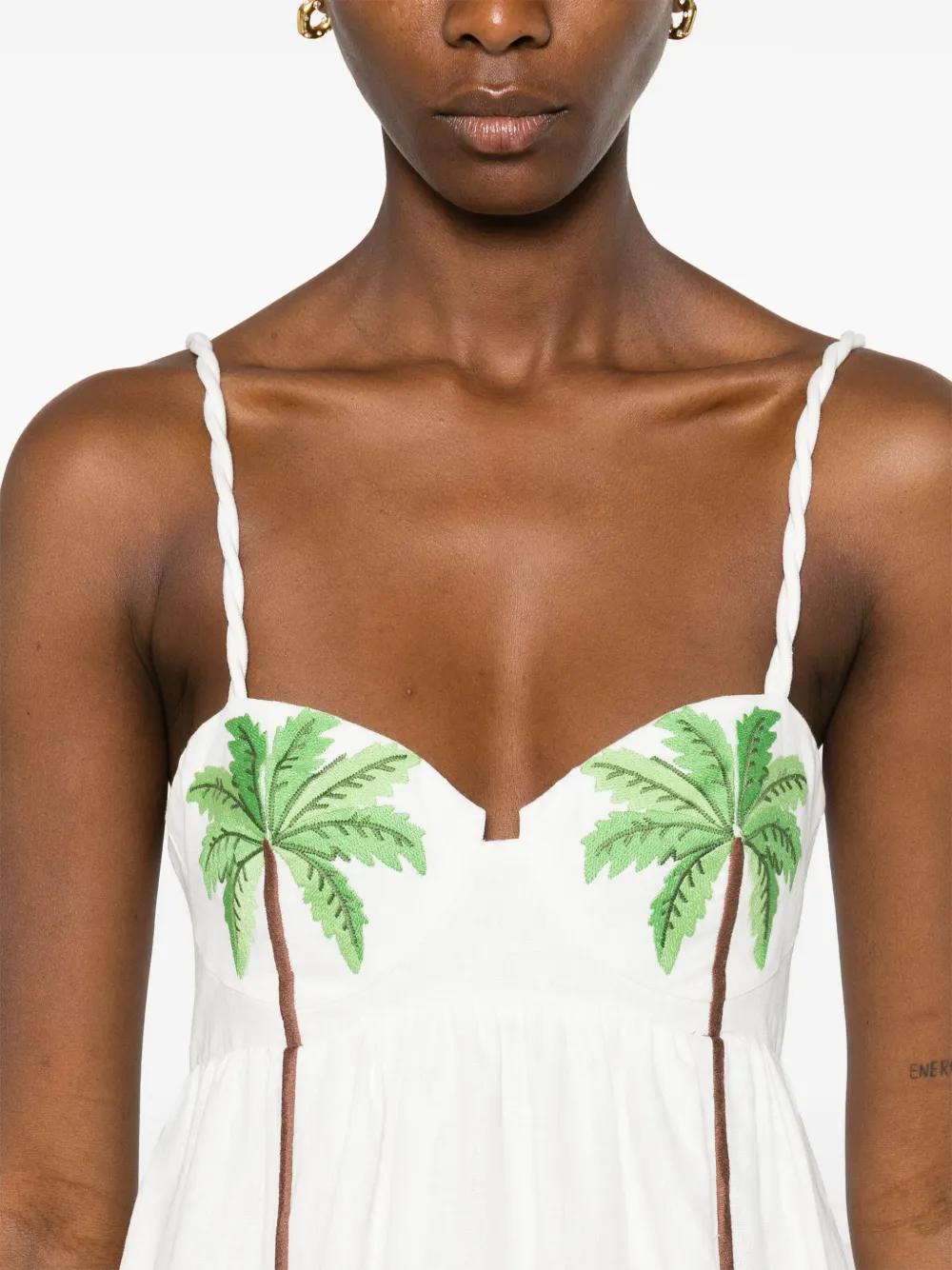 farm rio coconut tree embroidered maxi dress Shop for Coconut Tree Embroidered Maxi Dress  FARM Rio UAE