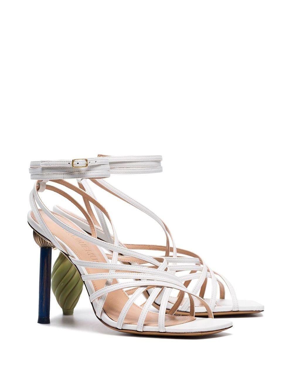 jacquemus mismatched heels