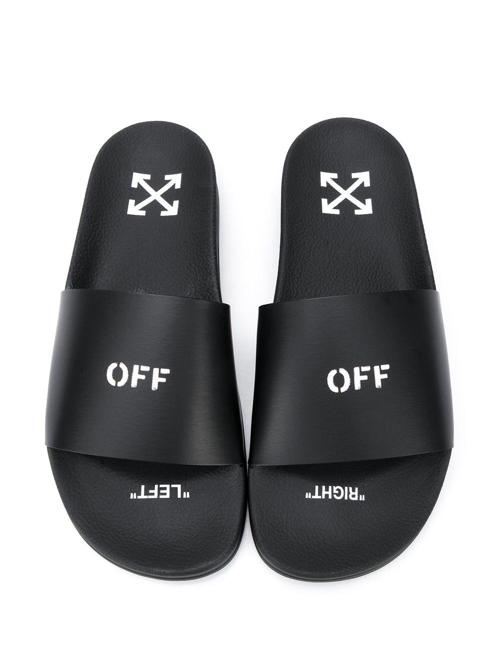 tan off white slides