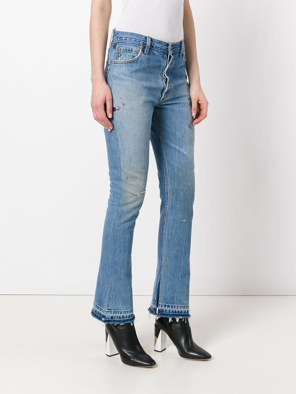 RE/DONE Elsa Bootcut Jeans in Blue | Lyst