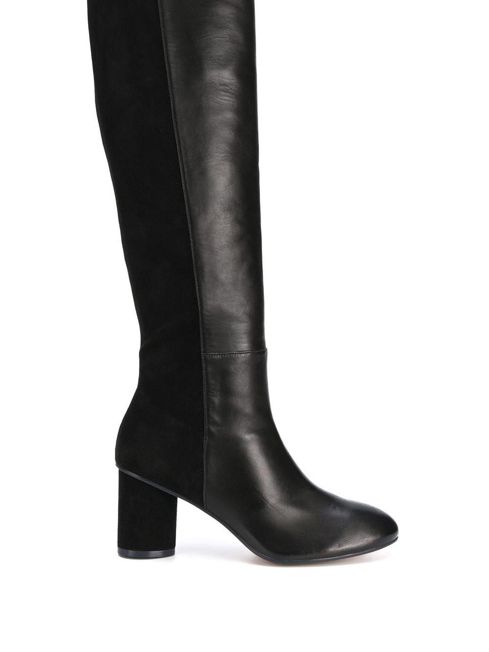 Stuart Weitzman Leather Eloise Boots in Black - Save 36% - Lyst