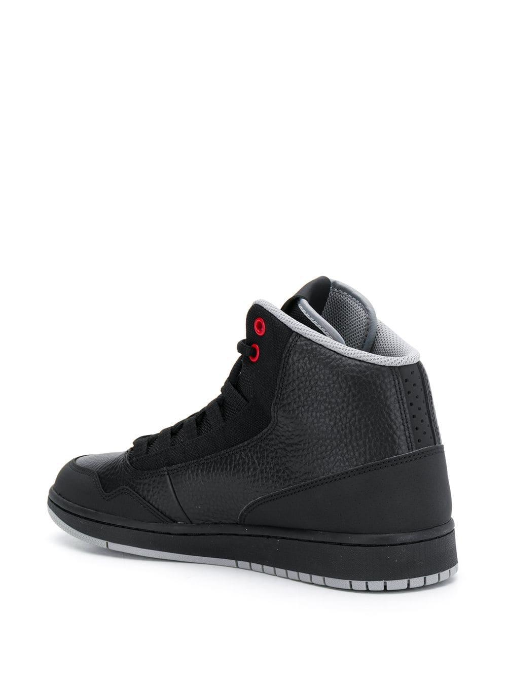Nike Leather Jordan Executive Sneakers in Black for Men | Lyst