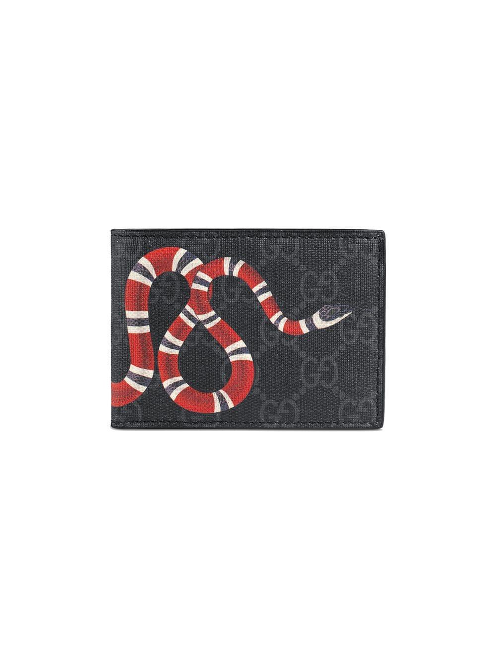 mens gucci snake wallet