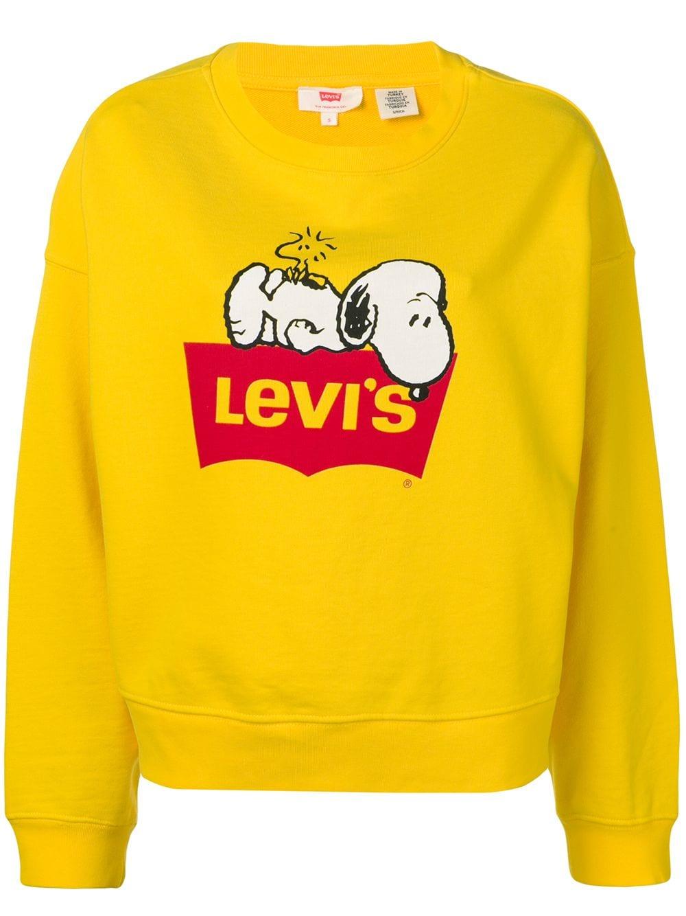 snoopy levis sweatshirt