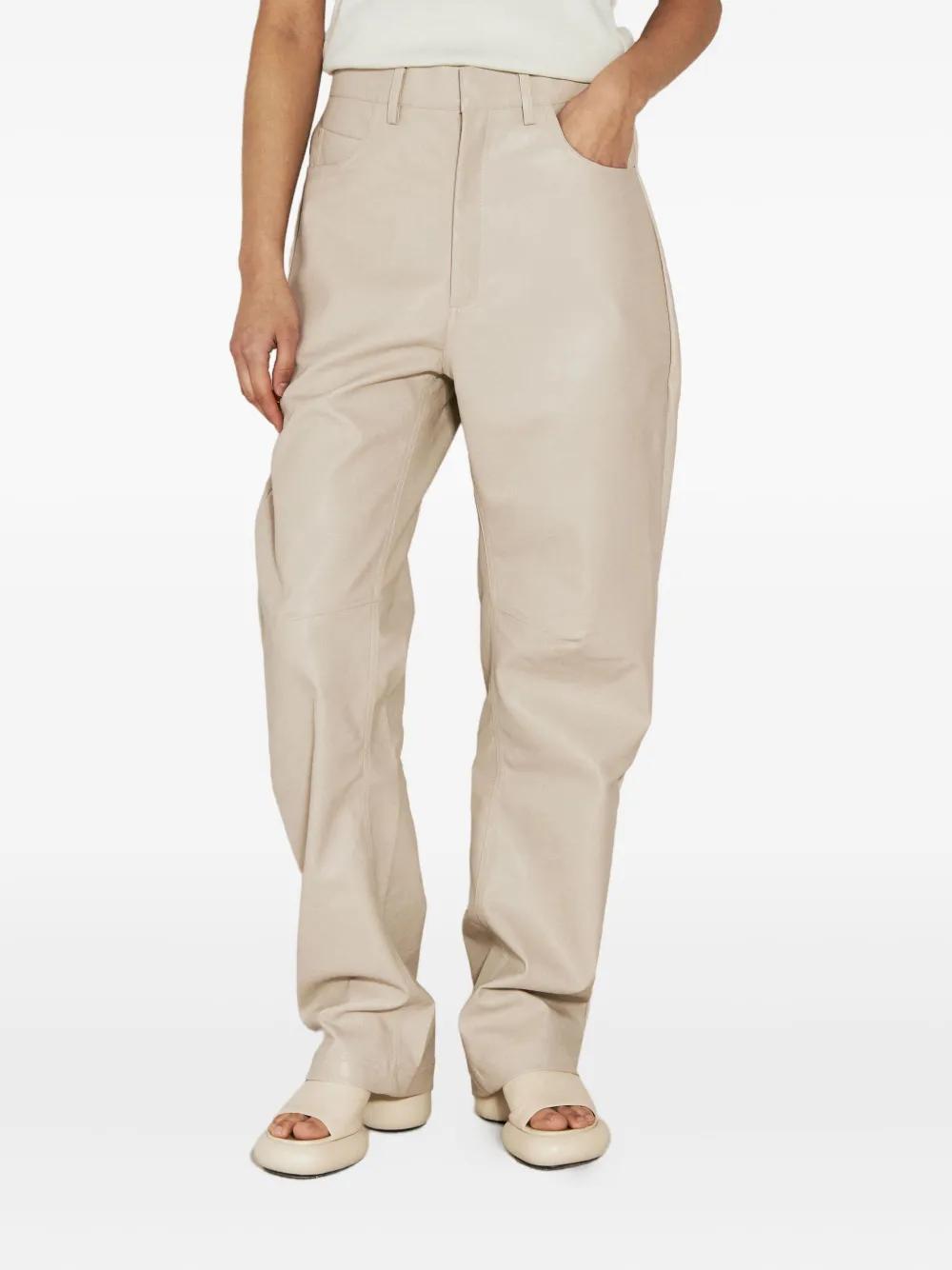 パンツ ENTIRE STUDIOS Women Straight Pants ES2303CO Green Entire studios Wide Fit Pants for Women | Lyst