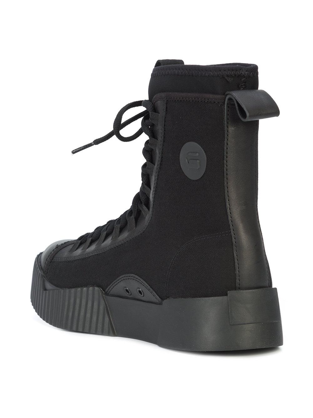 G Star RAW Rackam Scuba Sneakers In Black For Men Lyst